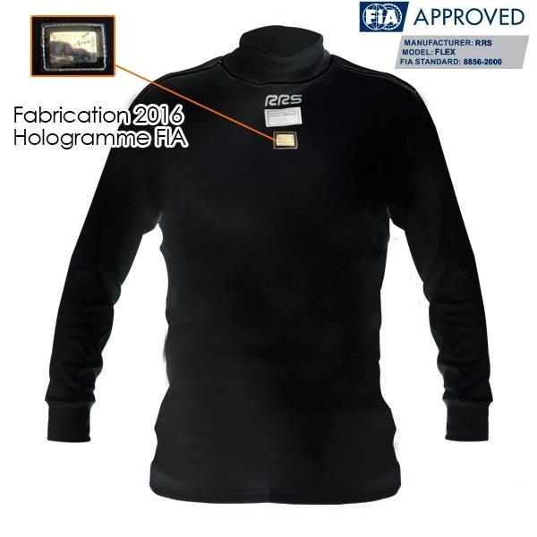 RRS 100% Black Nomex FIA Sweat-Shirt