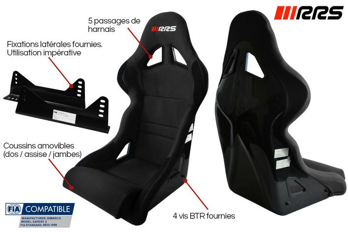 RRS Futura FIA Black Seat 2016