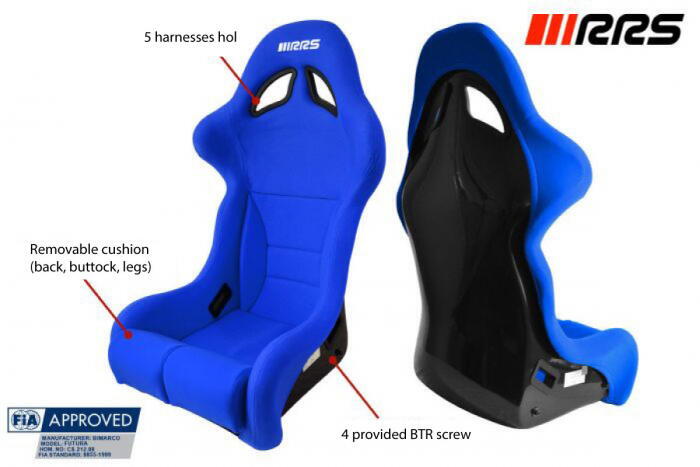 RRS FUTURA 2 FIA Blue seat