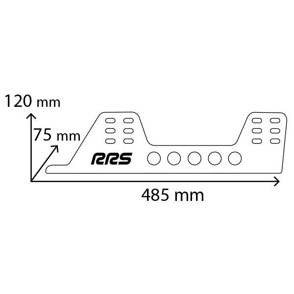 RRS Steel Ultra Long Seat Mounting Brackets (for 1x Seat)