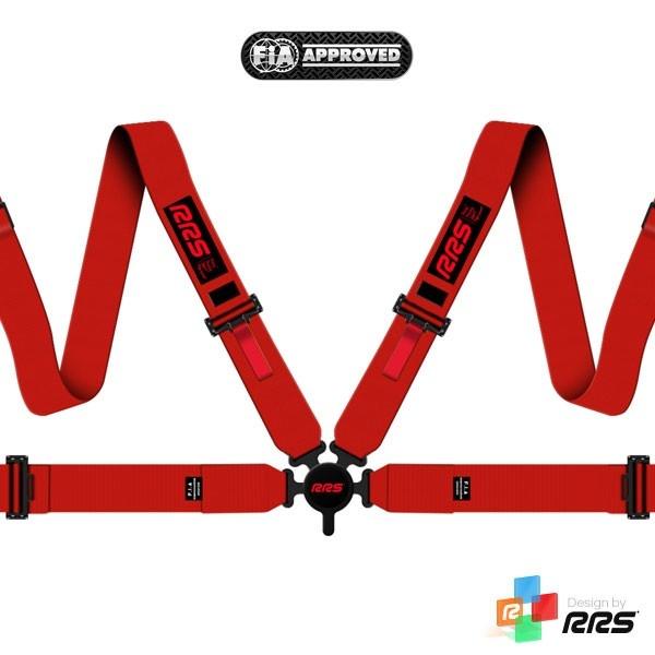 RRS FIA EVO 4 2016 Red harnesses (4pts) / Red logos