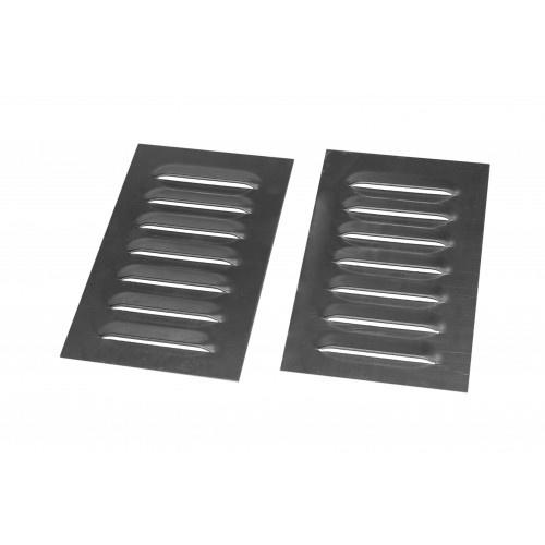 Mild Steel Cooling Louvers 7 Fin (PAIR)