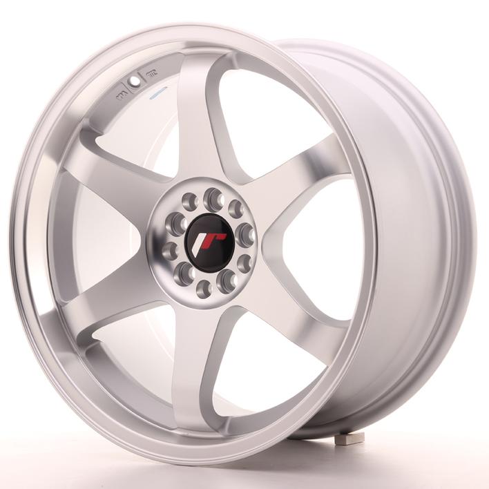 Japan Racing JR3 18x9 ET40 5x100/108 Matt Silver Machined