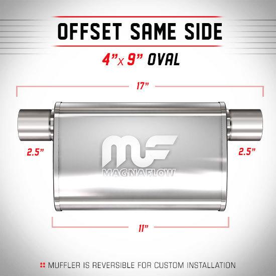 2,5" MF OVAL, OFFSET / OFFSET - 14263