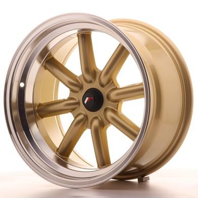 Japan Racing JR19 17x9 ET-10 Custom Gold