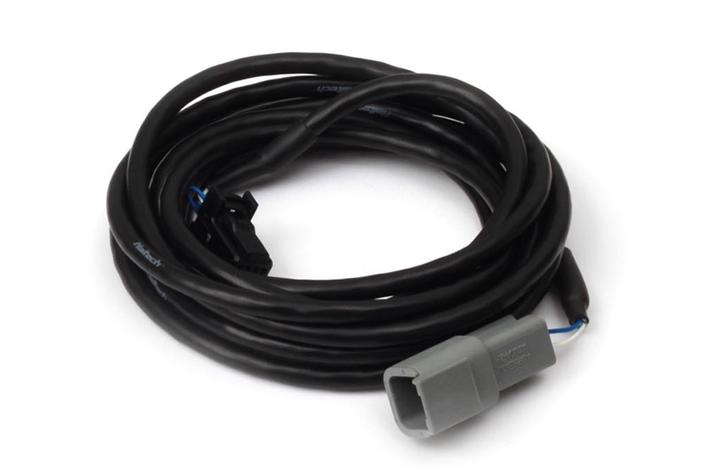 Haltech Tyco CAN Dash adaptor cable. Female Deutsch DTM-2 to 8 pin Black Tyco Length: 2.4m (96")