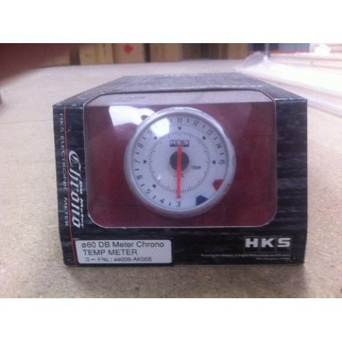 HKS Meter DB Chrono 60mm Temp W/B