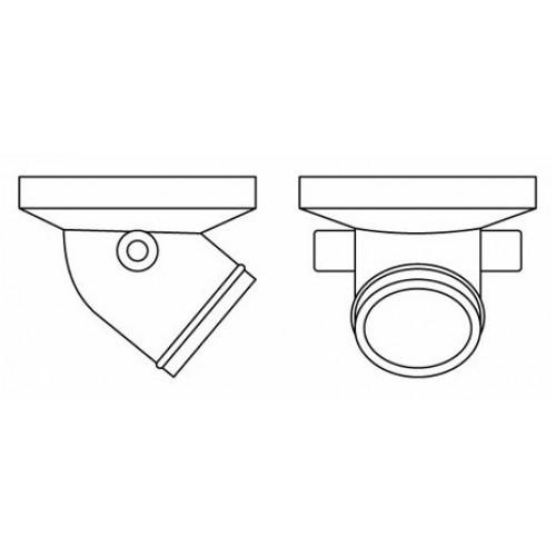 HKS Super SQV Universal Flange 35mm Hose, 40°