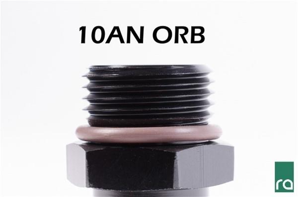 10AN ORB to Barb for 1/2in Hose Fittings
