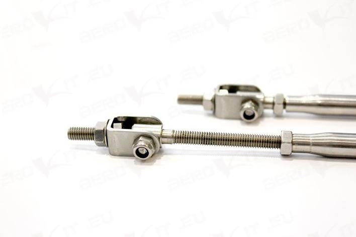 Rustfri stål splitter support stænger