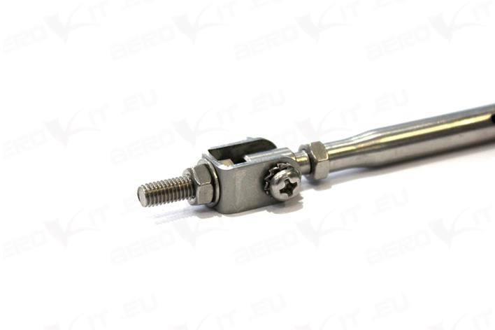 Rustfri stål splitter support stænger