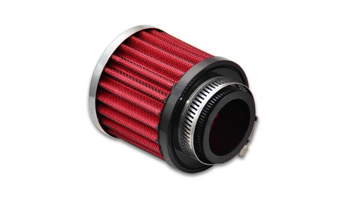 Crankcase Breather Filter w/ Chrome Cap, 1.5" Inlet I.D.