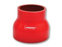 Reducer Coupler, 1.50" I.D. x 1.75" I.D. x 3.00" long - Red