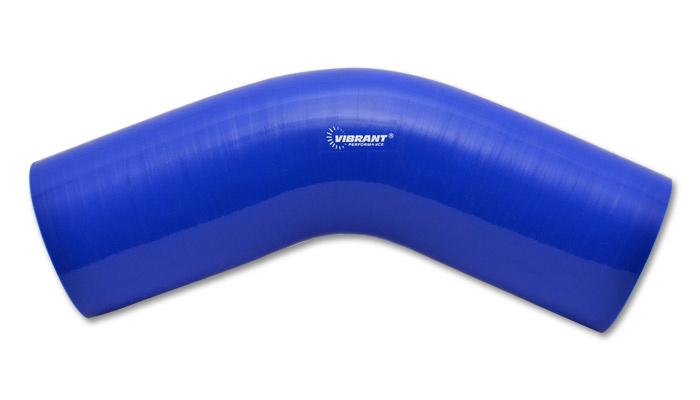 45 Degree Elbow, 2.50" I.D. x 4.50" Leg Length - Blue