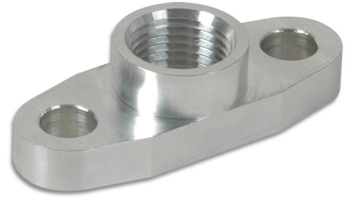 Aluminum Oil Flange for GT32-GT55R (Tapped - 1/2" NPT)