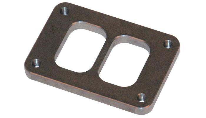 T06 Turbo Inlet Flange (Divided Inlet) - 1/2" thick