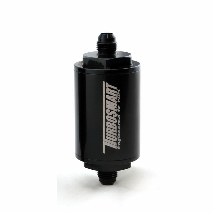 FPR Billet Fuel Filter 10um -6AN - Black