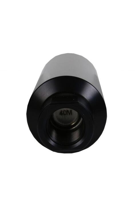 40 Micron Stainless , ORB-12 Black Filter