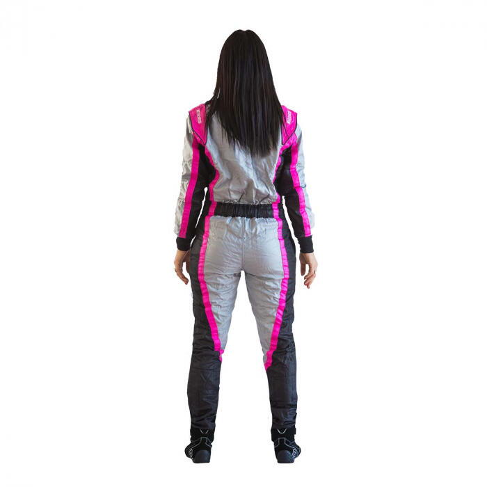 Girl RRS Victory race suit - Pink/Grey - FIA 8856-2018 Str. XS-XXXL