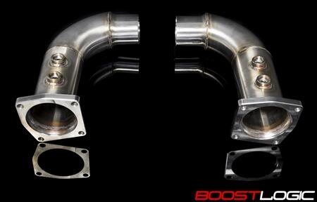 Boost Logic Porsche 991 Turbo Cat Delete Pipes