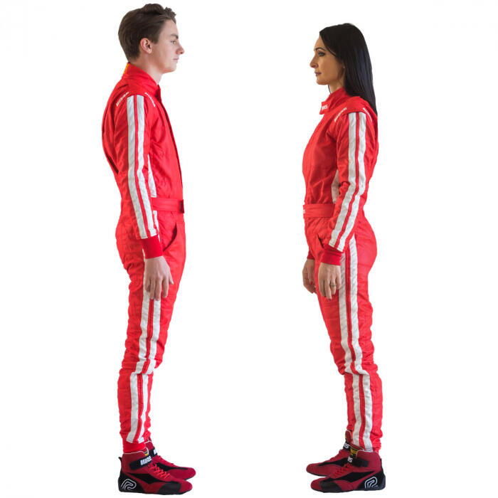 RRS Diamond race suit - Red - FIA 8856-2018 Str. XS-XXXL