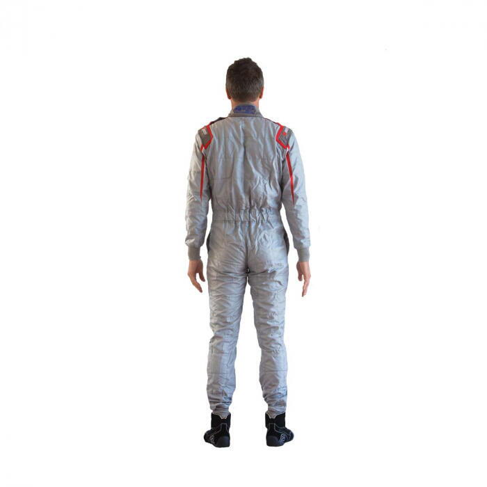 Race suit RRS EVO Monte Carlo Gray / Red - FIA 8856-2018