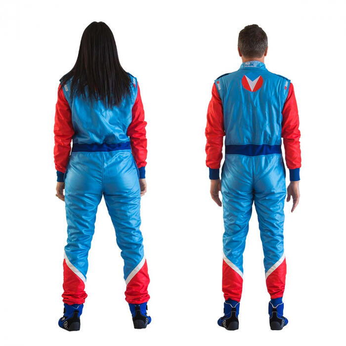 RRS EVO2 Michel Vaillant FIA race suit - Red/Blue