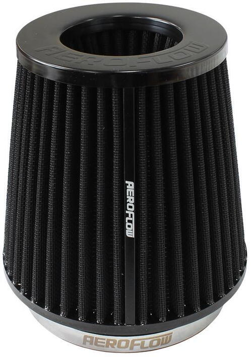 Universal 5" (127mm) Clamp-On Steel Top Inverted Tapered Pod Filter with Black End