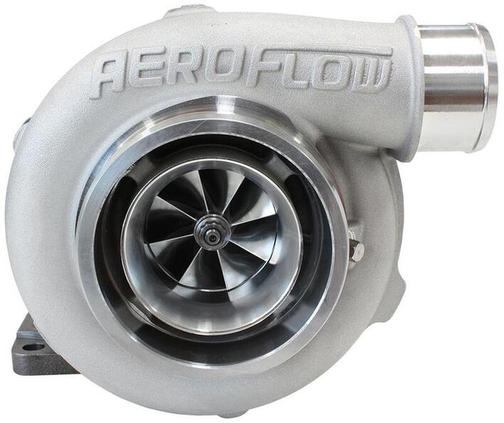 BOOSTED 5455 .82 Turbocharger 650HP, Natural Cast Finish