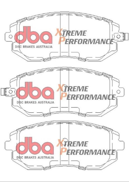 Brake Pads Front Xtreme Performance ECE R90 certified (Hawk HB432x.661)