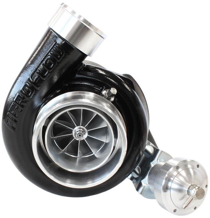 BOOSTED 6762 XR6 1.06 Turbocharger 1000HP, Hi Temp Black Finish