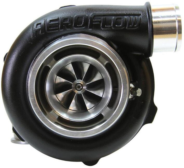 BOOSTED 5455 V-Band 1.01 Turbocharger 650HP, Hi Temp Black Finish