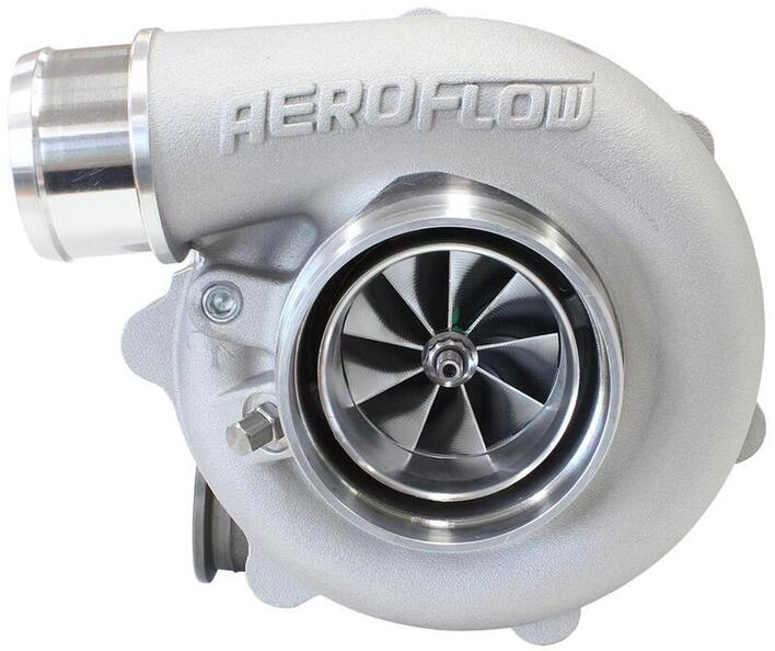 BOOSTED B5455 1.01 Reverse Rotation Turbocharger 660HP, Natural Cast Finish