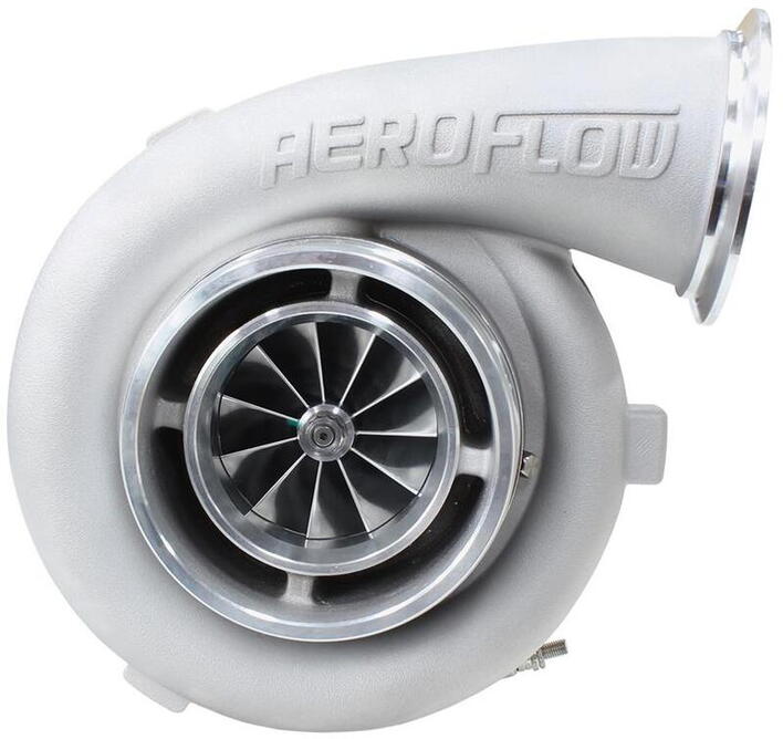 BOOSTED 7675 V-Band 1.16 Turbocharger 1120HP, Natural Cast Finish