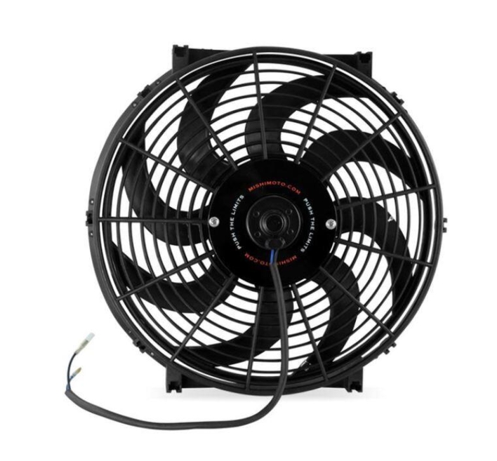 Mishimoto elektrisk ventilator med buede blade 12"