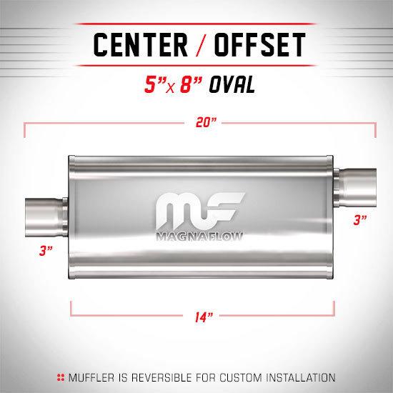 3" MF OVAL, CENTER / OFFSET - 12229