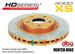 DBA HD SERIES BRAKE ROTOR 4000 XS CROSS-DRILLED & SLOTTED - FRONT