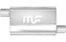 Magnaflow oval mellempotte 2,5" offset-offset