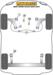 Powerflex PFF73-403-23 - Front Anti Roll Bar Bush 23mm (2 stk.)