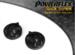 Powerflex PFF73-420BLK - Rear Engine Mounting Insert (2 stk.) - Black Series