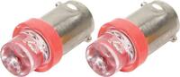 Light Bulb - LED - Red - Quickcar Gauges/Warning Lights - Pair