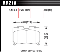 Brake Pad - HPS type - Front - Toyota