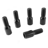 Set of Short BLACK bolts 14x1,5 + Key