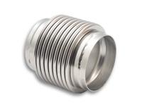 Bellows Assembly with Solid Liner, 3.50" I.D. x 4.00" Long - Electro Polished