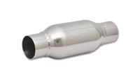 Bottle Style Resonator, 2.5" inlet/outlet x 12" long