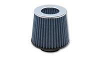 "Open Funnel" High Performance Air Filter, 2.5" Inlet ID - Chrome Cap