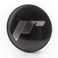 Center Cap JR-28 17" Black + Silver Letters