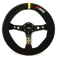 Steering wheel cover RRS fabric diameter 350 with landmark