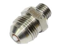 15807 – CHECK VALVE, AN-8 MALE TO M12X1.5MM, STAINLESS STEEL