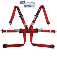 Single-seater Hans® Harness - Red